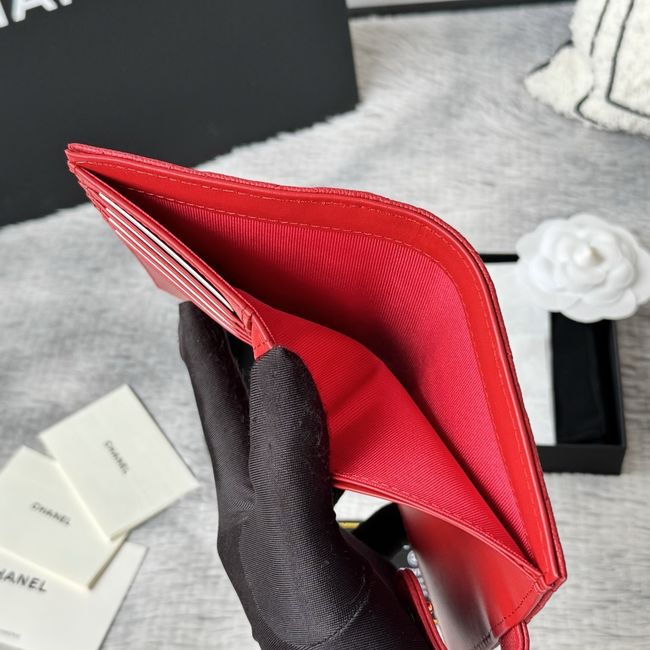 Chanel Passport Holder AP3196 red