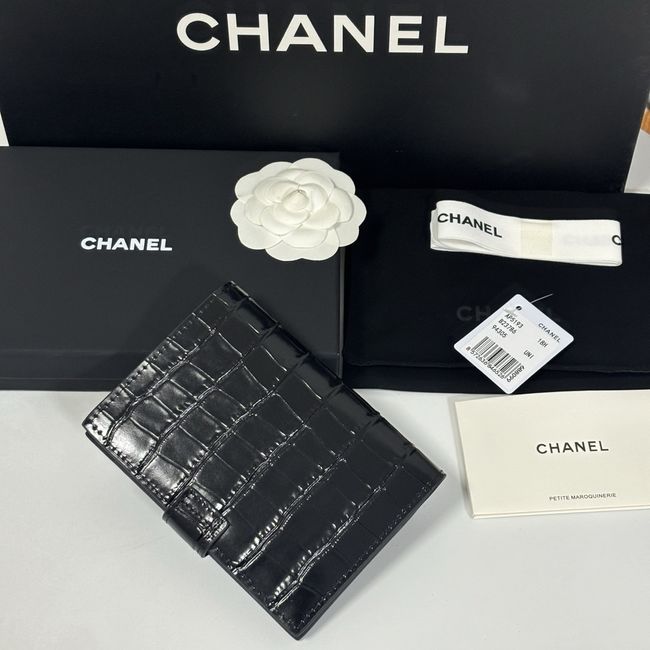 Chanel Passport Holder AP5193 black
