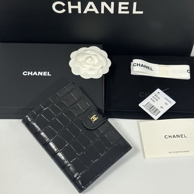 Chanel Passport Holder AP5193 black