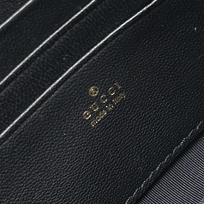 Gucci GG Marmont pouch with strap A006X2 black Gucci GG Marmont pouch with strap A006X2 black