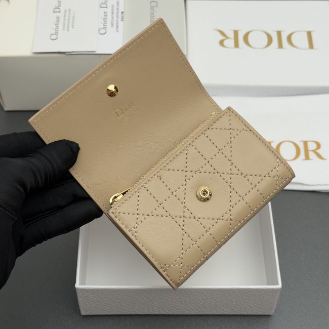 Lady Dior Dahlia Wallet S4602 apricot Lady Dior Dahlia Wallet S4602 apricot