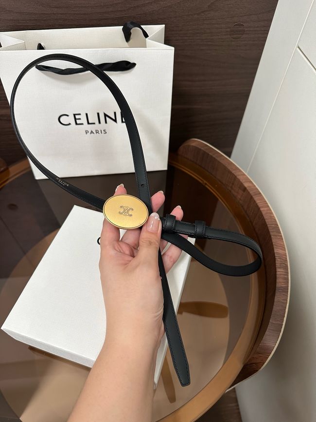 Celine Ellipse Belt 13 IN Taurillon Leather 10673 BLACK Celine Ellipse Belt 13 IN Taurillon Leather 10673 BLACK