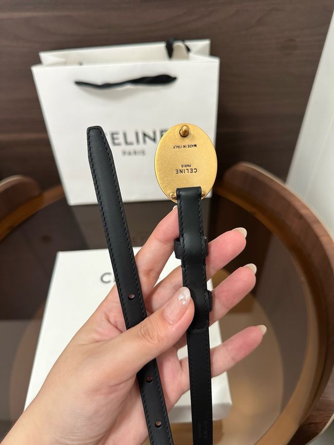 Celine Ellipse Belt 13 IN Taurillon Leather 10673 BLACK Celine Ellipse Belt 13 IN Taurillon Leather 10673 BLACK