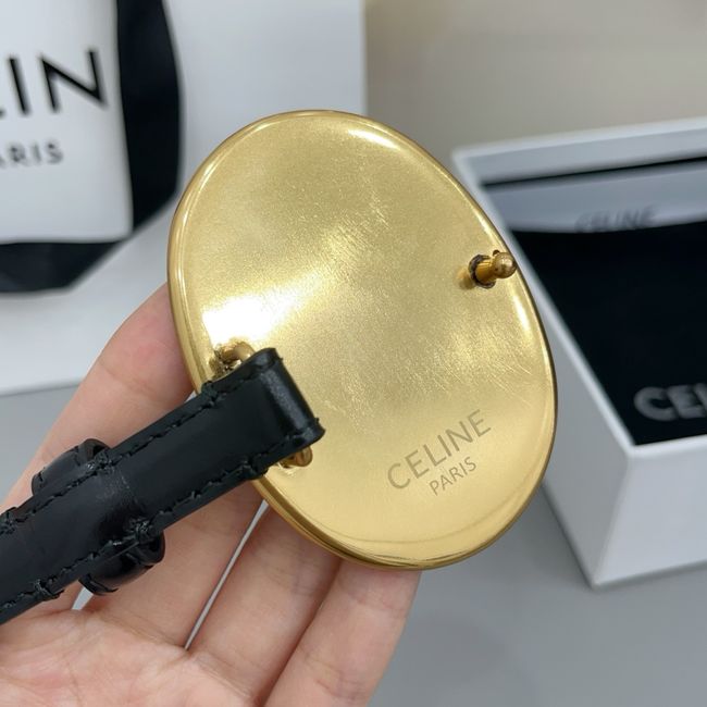Celine LITTLE MAISON CELINE BELT IN TAURILLON LEATHER 18MM HO5705 Celine LITTLE MAISON CELINE BELT IN TAURILLON LEATHER 18MM HO5705