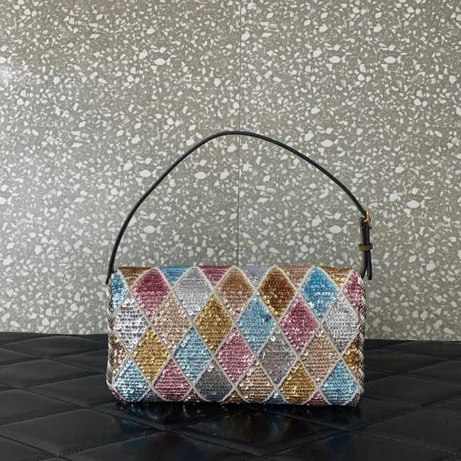 VALENTINO DEVAIN Small Embroidered Shoulder Bag WB0T31 VALENTINO DEVAIN Small Embroidered Shoulder Bag WB0T31