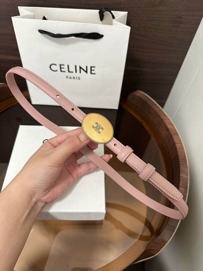 Celine Ellipse Belt 13 IN Taurillon Leather 10673 pink Celine Ellipse Belt 13 IN Taurillon Leather 10673 pink