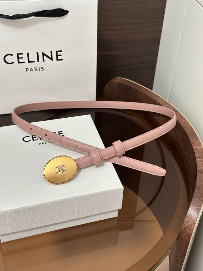 Celine Ellipse Belt 13 IN Taurillon Leather 10673 pink Celine Ellipse Belt 13 IN Taurillon Leather 10673 pink