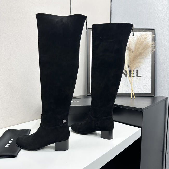 Chanel Calf Boots Suede 95411-1