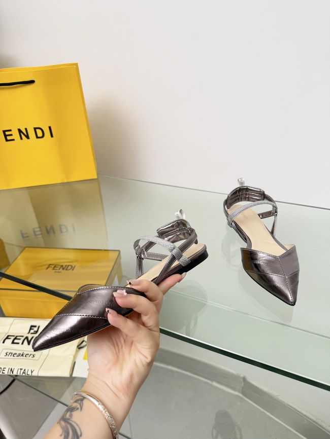 Fendi WOMENS SANDAL slingback Colibri Lite 8J8559-1