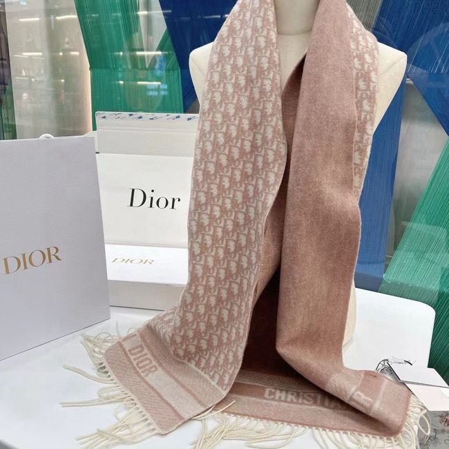 Dior Oblique Scarf Cashmere 9I093-1