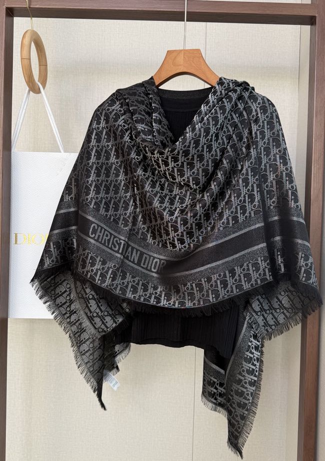 Dior Oblique Shawl Wool and Silk Jacquard I1058-12