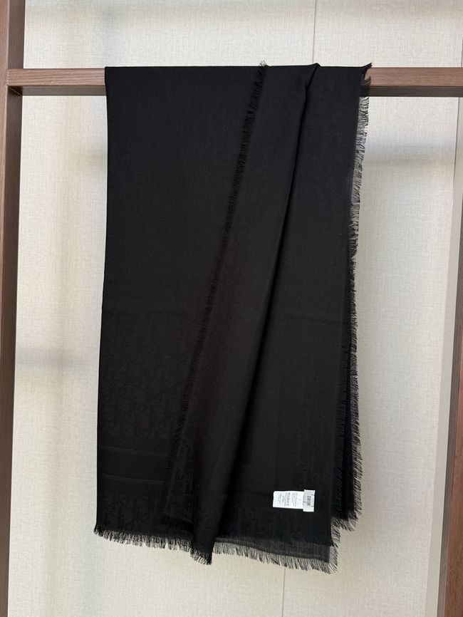 Dior Oblique Shawl Wool and Silk Jacquard I1058-5 Dior Oblique Shawl Wool and Silk Jacquard I1058-5