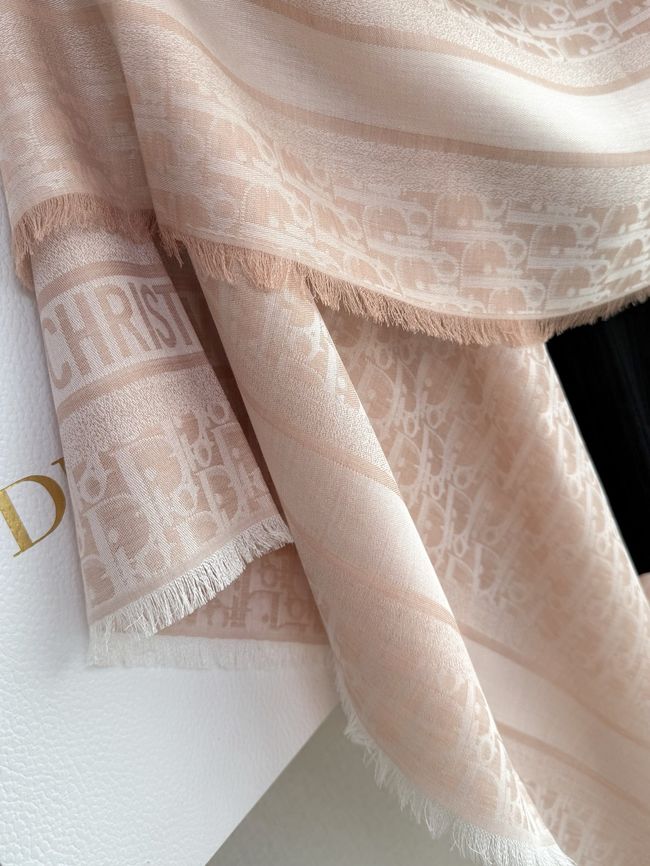 Dior Oblique Shawl Wool and Silk Jacquard I1058-9 Dior Oblique Shawl Wool and Silk Jacquard I1058-9