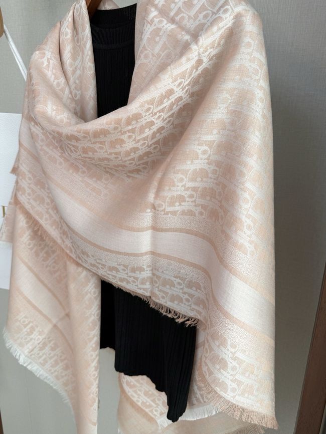 Dior Oblique Shawl Wool and Silk Jacquard I1058-9 Dior Oblique Shawl Wool and Silk Jacquard I1058-9