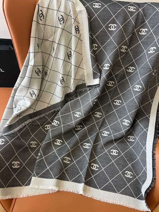 Chanel cashmere Shawl AAC486-1
