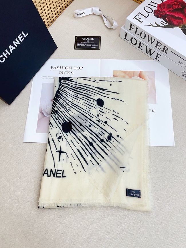 Chanel cashmere scarf AAC489-2 Chanel cashmere scarf AAC489-2