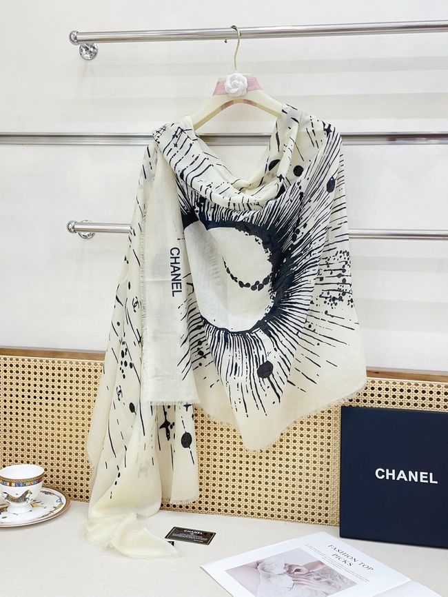 Chanel cashmere scarf AAC489-2 Chanel cashmere scarf AAC489-2