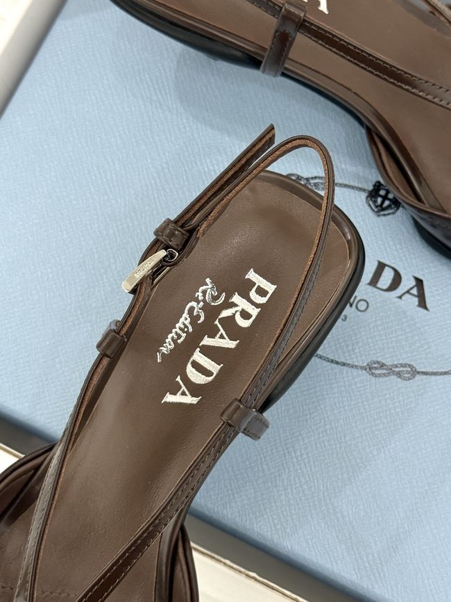 Prada Brushed leather slingback pumps 1I701O-7