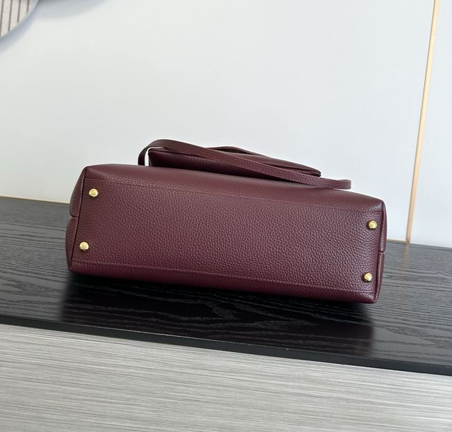 Chanel Shopping Bag Grained Calfskin AS6483 Burgundy