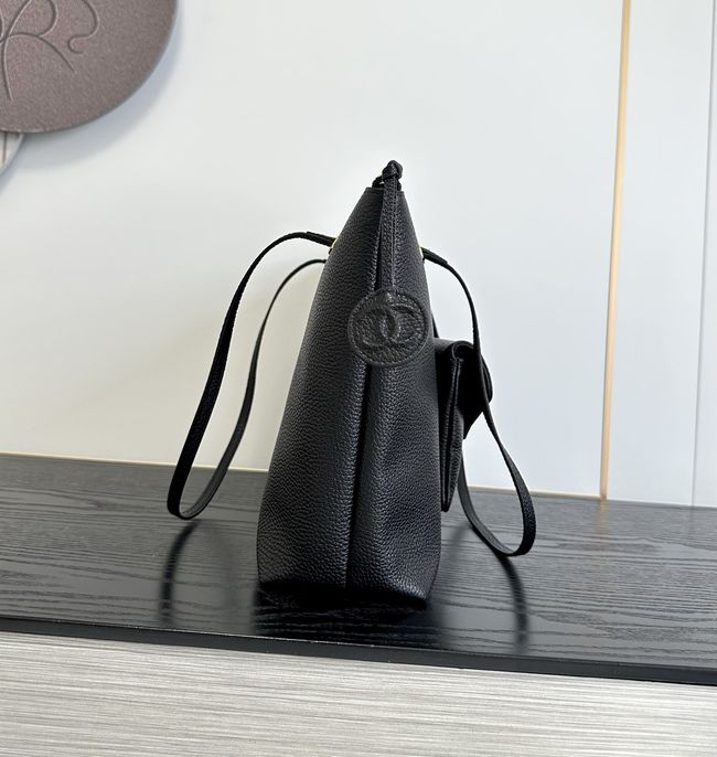 Chanel Shopping Bag Grained Calfskin AS6483 black
