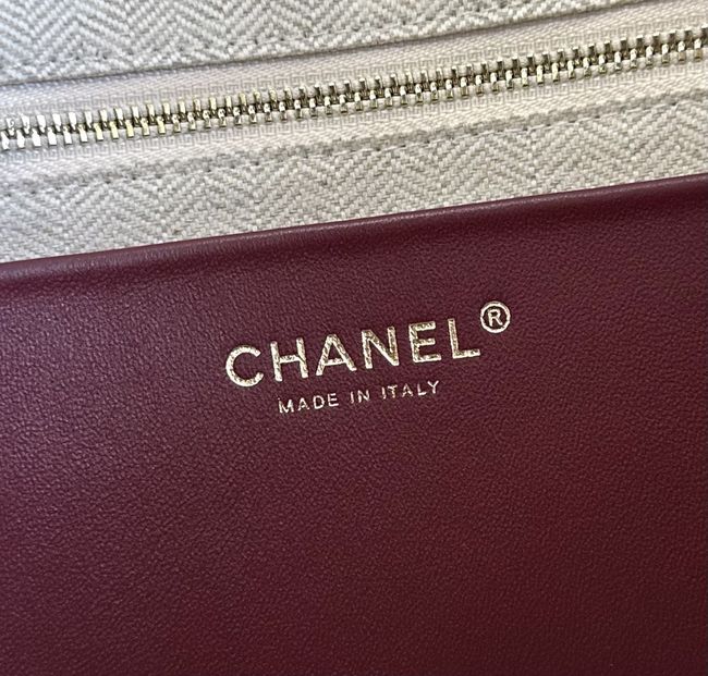 Chanel Shopping Bag Suede AS6483 Dark brown Chanel Shopping Bag Suede AS6483 Dark brown