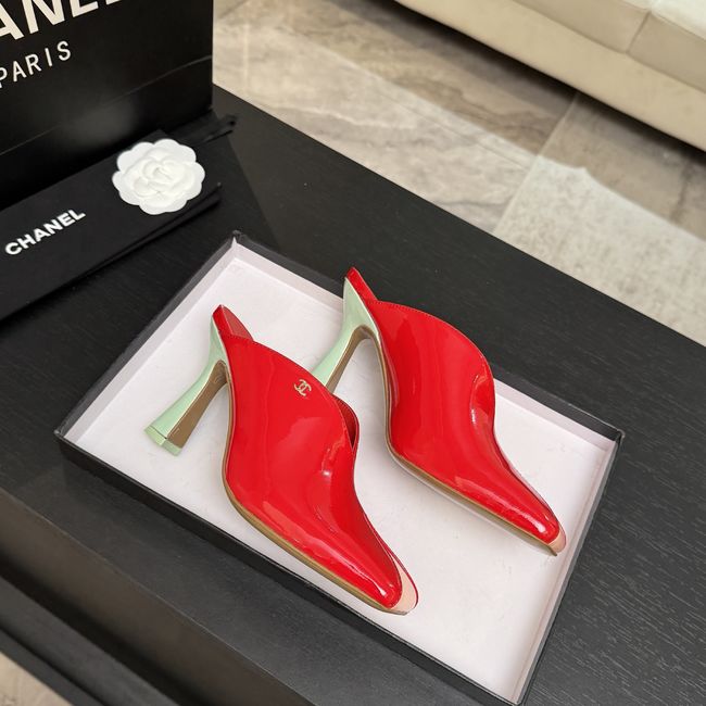 Chanel Mules Patent Calfskin G47606-7