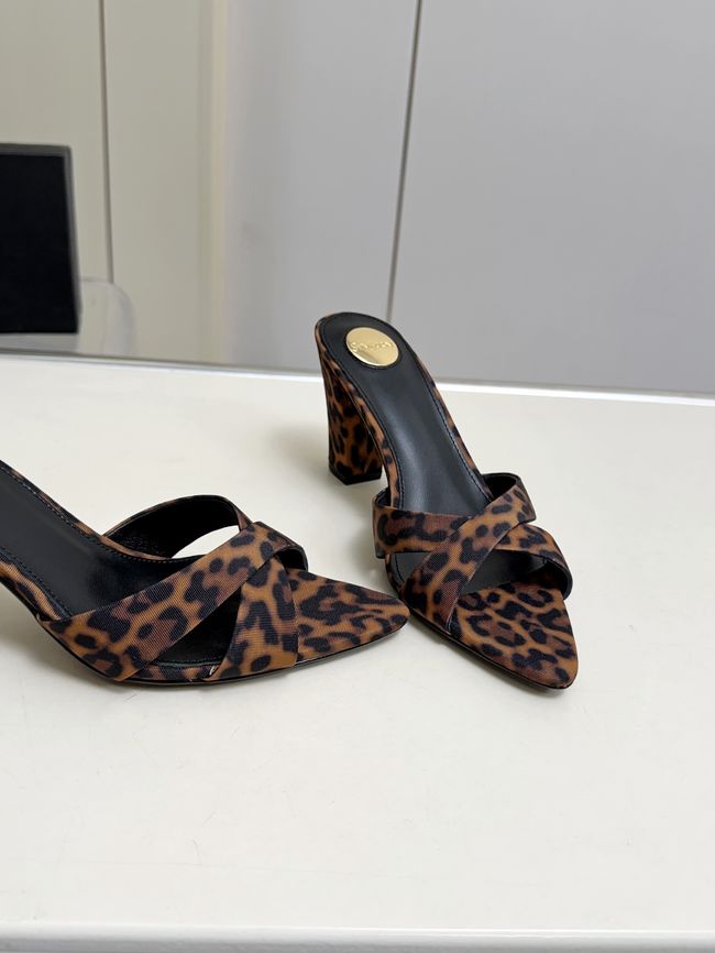 Saint Laurent mule sandals leather 7.5CM F6630-5