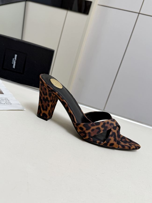 Saint Laurent mule sandals leather 7.5CM F6630-5