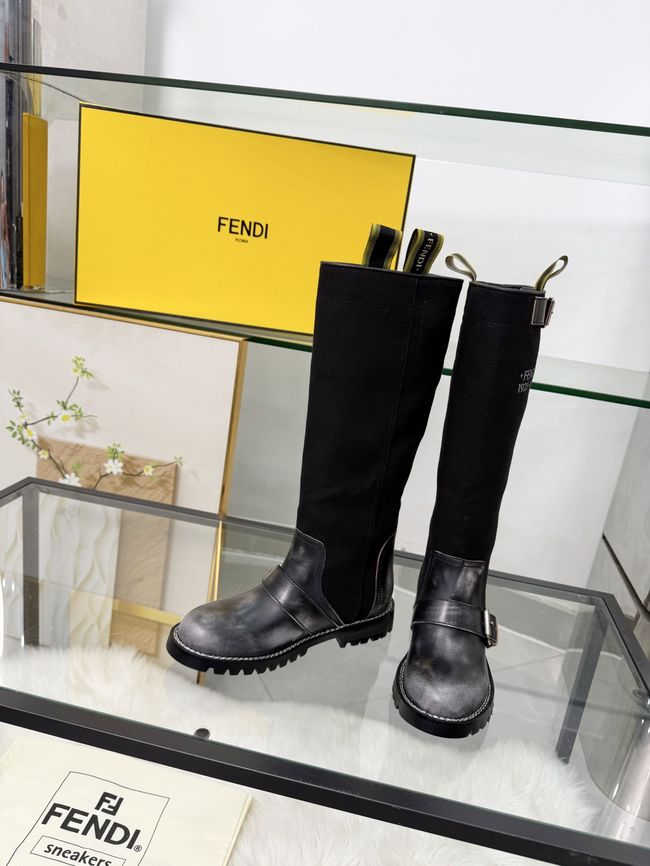 FENDI Commando leather boots 8T9048-4