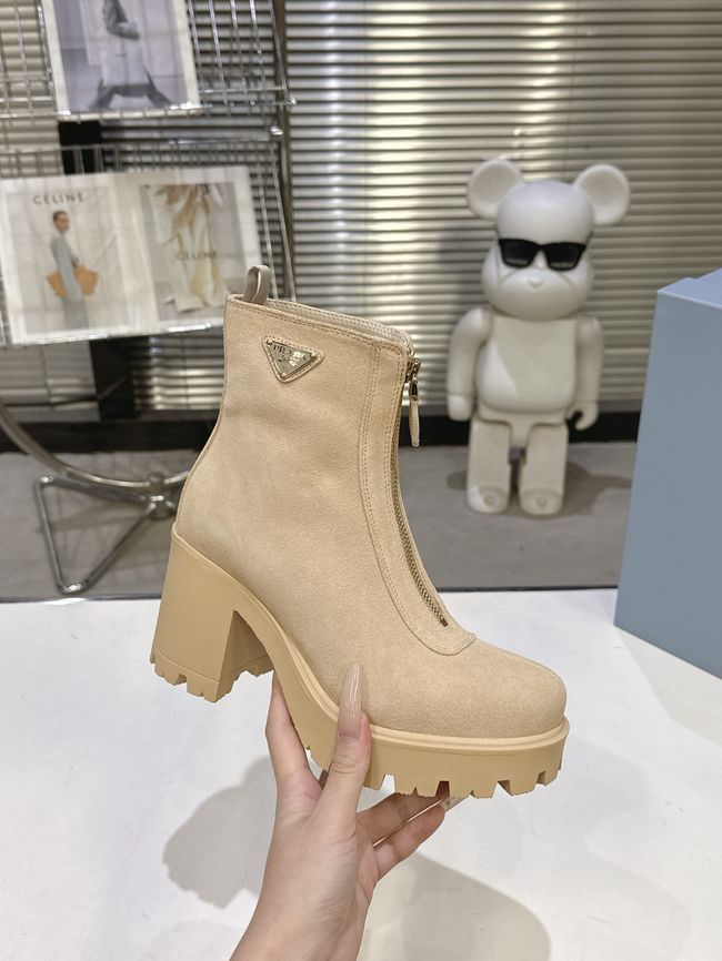 Prada Monolith brushed leather Chelsea boots G085-5