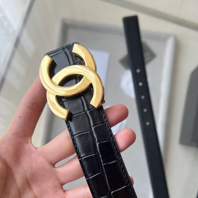 Chanel Leather belt 30MM ABH250-7 Chanel Leather belt 30MM ABH250-7