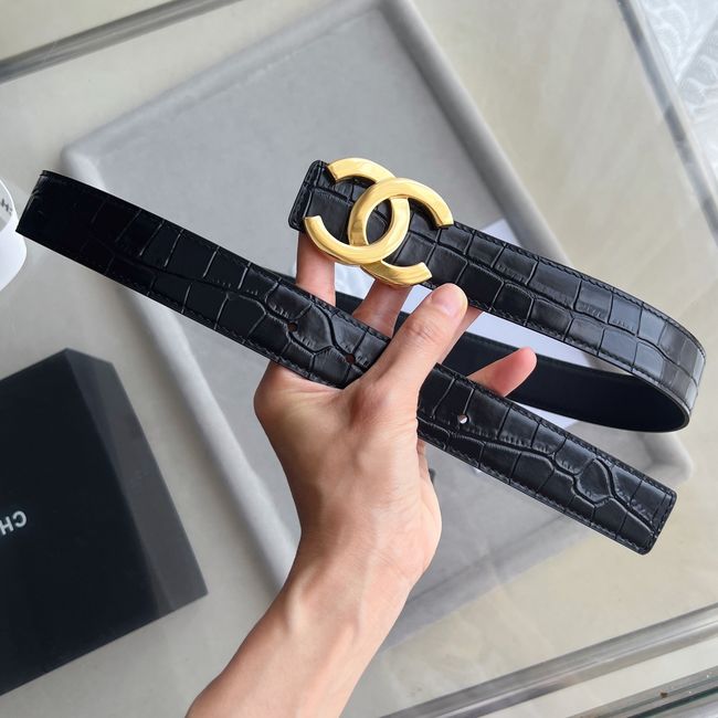 Chanel Leather belt 30MM ABH250-7 Chanel Leather belt 30MM ABH250-7