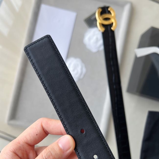 Chanel Leather belt 30MM ABH250-7 Chanel Leather belt 30MM ABH250-7