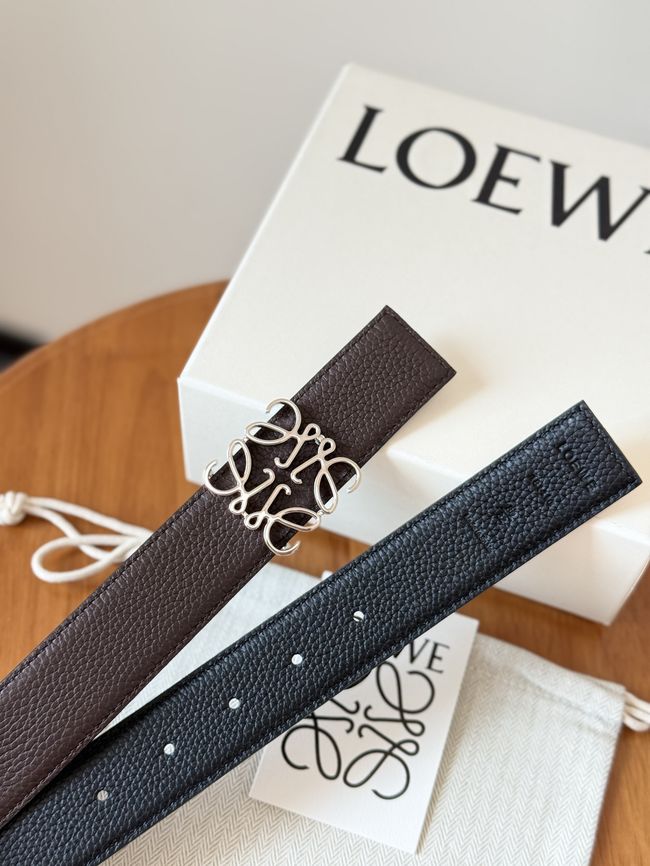Loewe Cowhide Double-Sided Anagram Belt 35MM 26X03-2 Loewe Cowhide Double-Sided Anagram Belt 35MM 26X03-2
