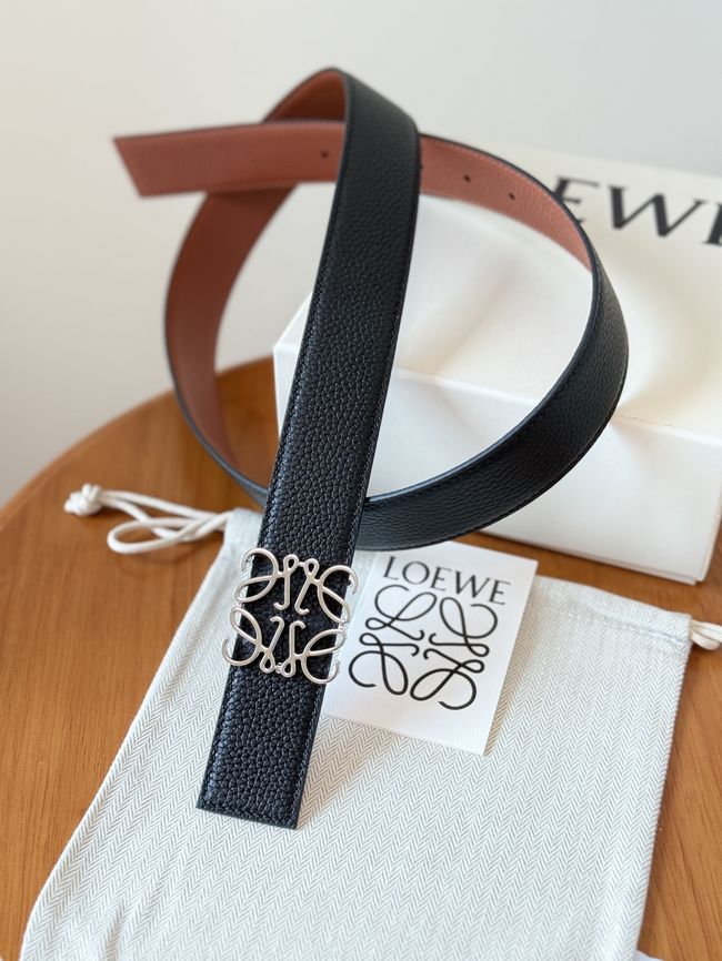 Loewe Cowhide Double-Sided Anagram Belt 35MM 26X03-4 Loewe Cowhide Double-Sided Anagram Belt 35MM 26X03-4