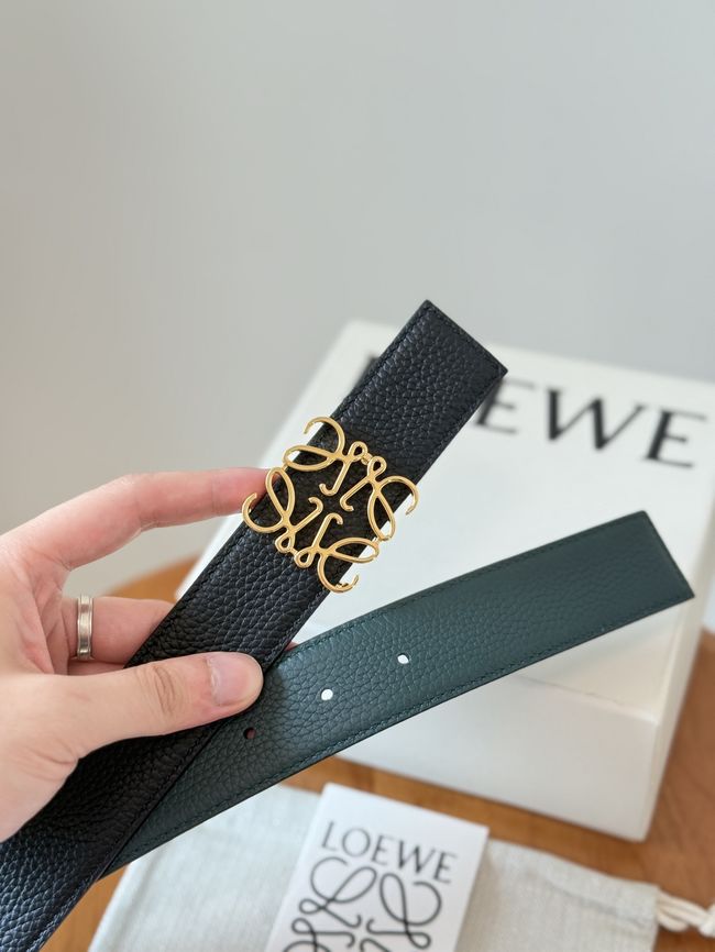Loewe Cowhide Double-Sided Anagram Belt 35MM 26X03-5 Loewe Cowhide Double-Sided Anagram Belt 35MM 26X03-5
