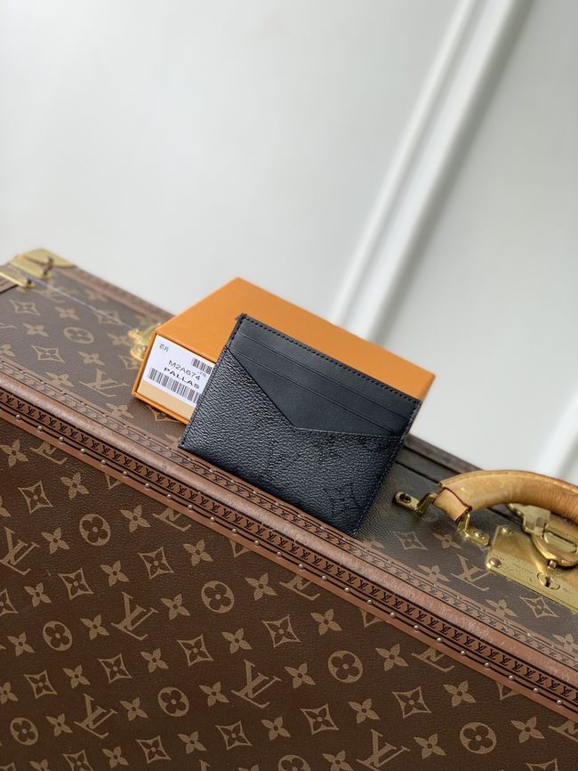 Louis Vuitton Porte-cartes triple M2A674 black Louis Vuitton Porte-cartes triple M2A674 black