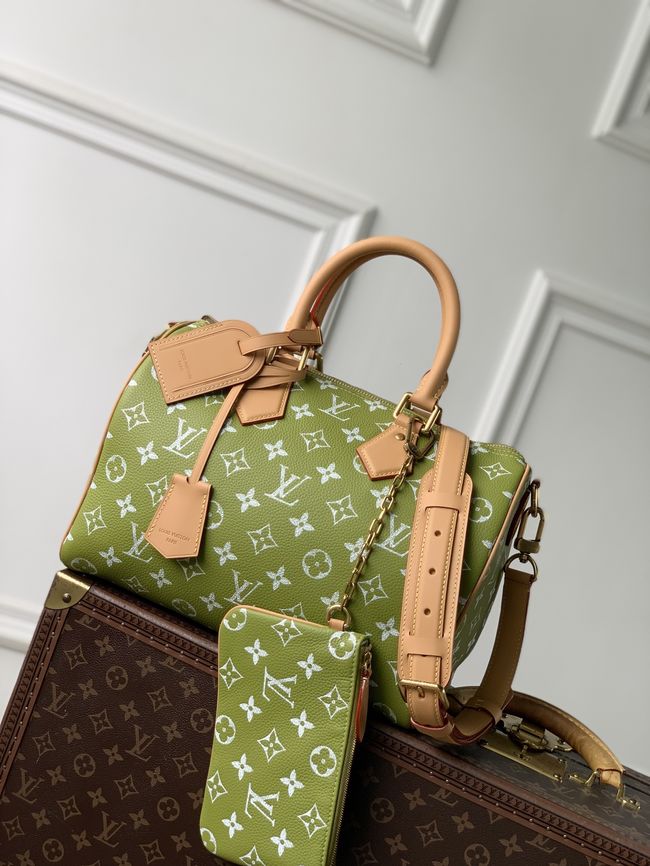 Louis Vuitton Speedy P9 Bandouliere M2A408 white&green