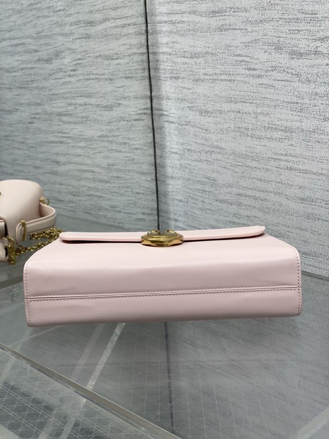 Dior Medaillon Pouch Ballet Pink Smooth Calfskin M3671
