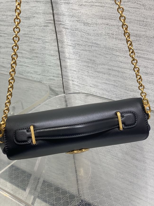 Dior Medaillon Pouch Smooth Calfskin M3671 black Dior Medaillon Pouch Smooth Calfskin M3671 black