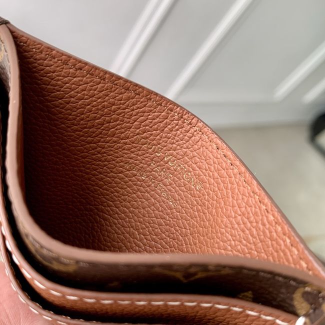 Louis Vuitton Double Card Holder Low Key M26815 tan Louis Vuitton Double Card Holder Low Key M26815 tan
