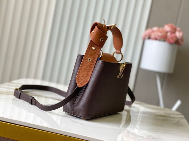 Louis Vuitton New Capucines BB M29609 Mahogany Louis Vuitton New Capucines BB M29609 Mahogany