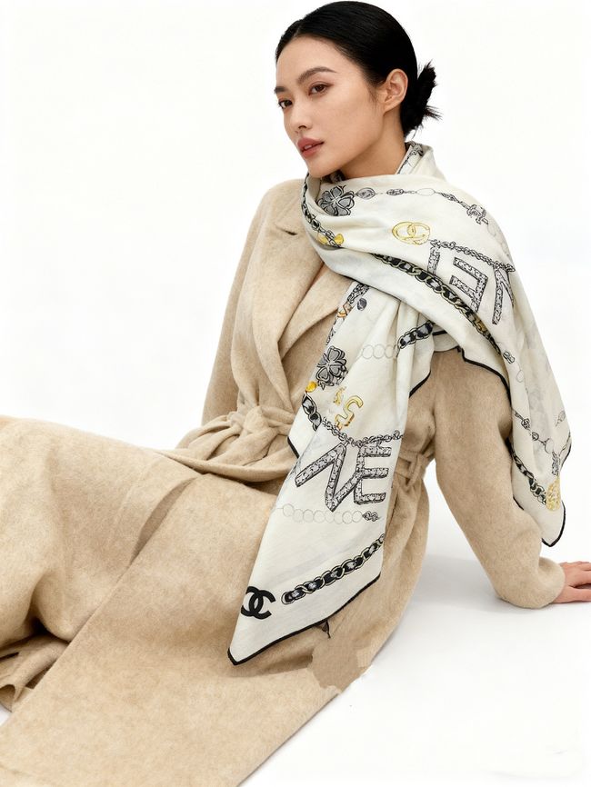 Chanel Cashmere Scarf AAC074-2 Chanel Cashmere Scarf AAC074-2