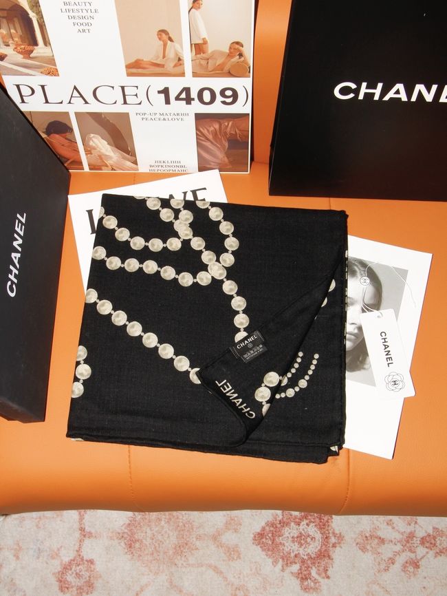 Chanel Wool and Silk Shawl AAC492-2 Chanel Wool and Silk Shawl AAC492-2