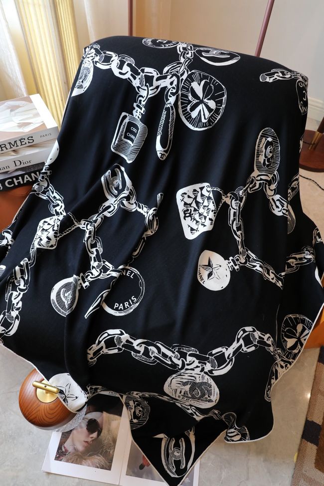 Chanel Wool and Silk Shawl AAC492-3 Chanel Wool and Silk Shawl AAC492-3