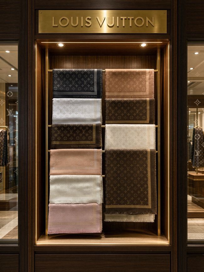 Louis Vuitton Monogram Shine Shawl M9A256-1