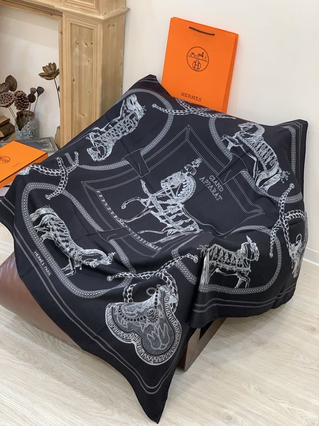 Hermes cashmere Shawl H36121-1