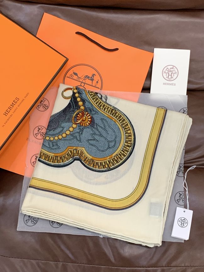 Hermes cashmere Shawl H36121-2