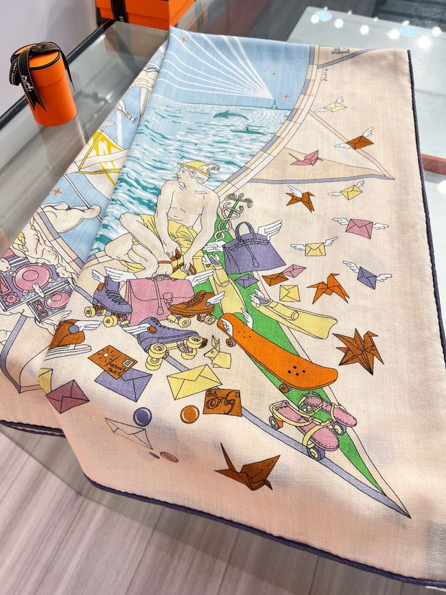 Hermes cashmere Shawl H36123-3