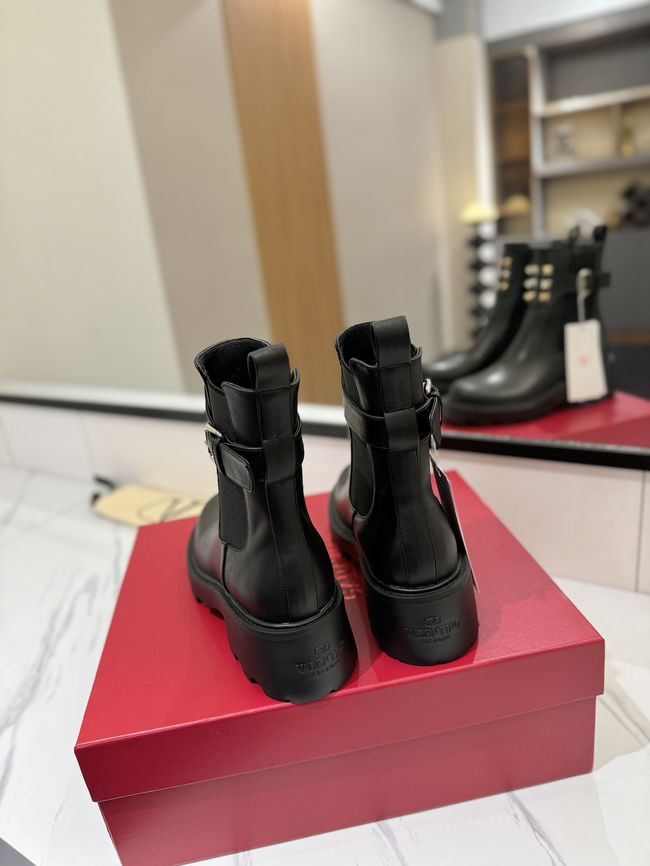 Valentino LOGO cowhide ankle boots S0MT5-2